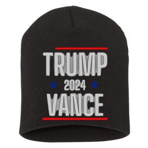 Trump Vance 2024 Presidential Race Short Acrylic Beanie