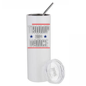 Trump Vance 2024 Presidential Race Stainless Steel Tumbler