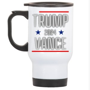 Trump Vance 2024 Presidential Race Stainless Steel Travel Mug