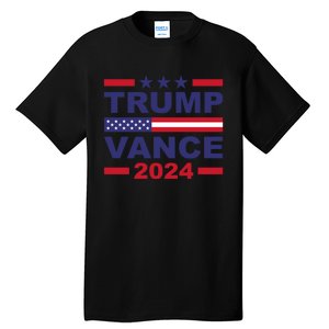 Trump Vance 2024 For President Vp Usa Election Patriotic Tall T-Shirt