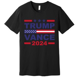 Trump Vance 2024 For President Vp Usa Election Patriotic Premium T-Shirt