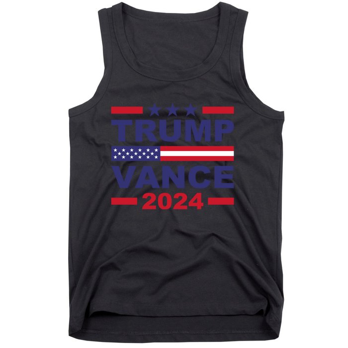 Trump Vance 2024 For President Vp Usa Election Patriotic Tank Top