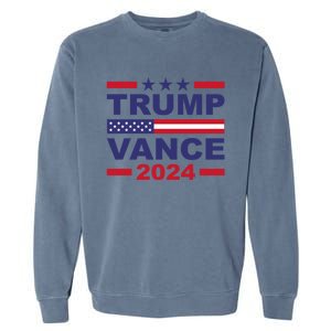 Trump Vance 2024 For President Vp Usa Election Patriotic Garment-Dyed Sweatshirt