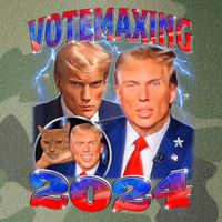 Trump Votemaxing 2024 Looksmaxxing Funny Mewing Meme Legacy Tie Dye Trucker Hat