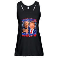 Trump Votemaxing 2024 Looksmaxxing Funny Mewing Meme Ladies Essential Flowy Tank