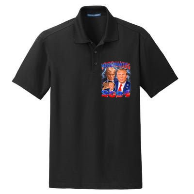 Trump Votemaxing 2024 Looksmaxxing Funny Mewing Meme Dry Zone Grid Polo