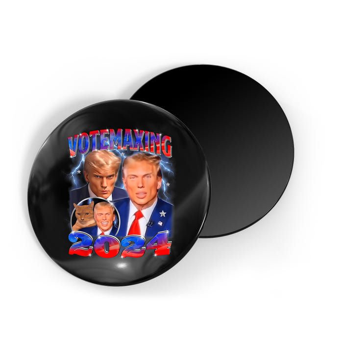 Trump Votemaxing 2024 Looksmaxxing Funny Mewing Meme Magnet