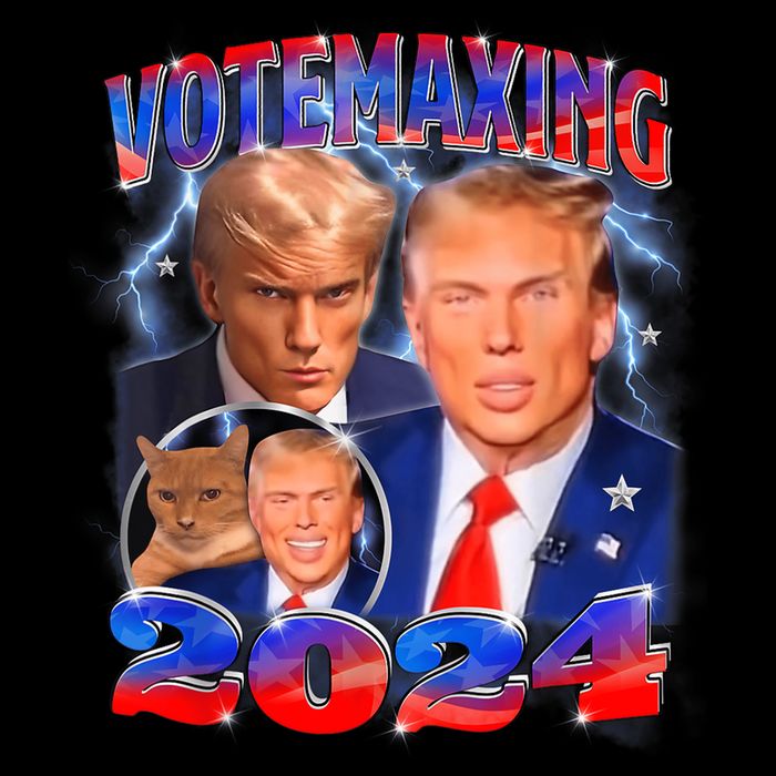 Trump Votemaxing 2024 Looksmaxxing Funny Mewing Meme Magnet