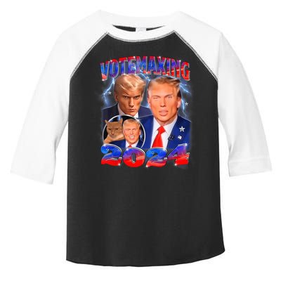 Trump Votemaxing 2024 Looksmaxxing Funny Mewing Meme Toddler Fine Jersey T-Shirt