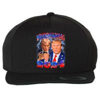 Trump Votemaxing 2024 Looksmaxxing Funny Mewing Meme Wool Snapback Cap