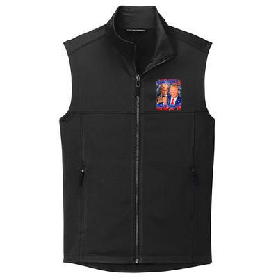 Trump Votemaxing 2024 Looksmaxxing Funny Mewing Meme Collective Smooth Fleece Vest