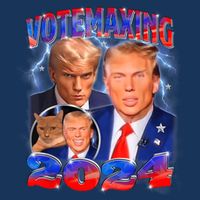 Trump Votemaxing 2024 Looksmaxxing Funny Mewing Meme Infant Baby Jersey Bodysuit