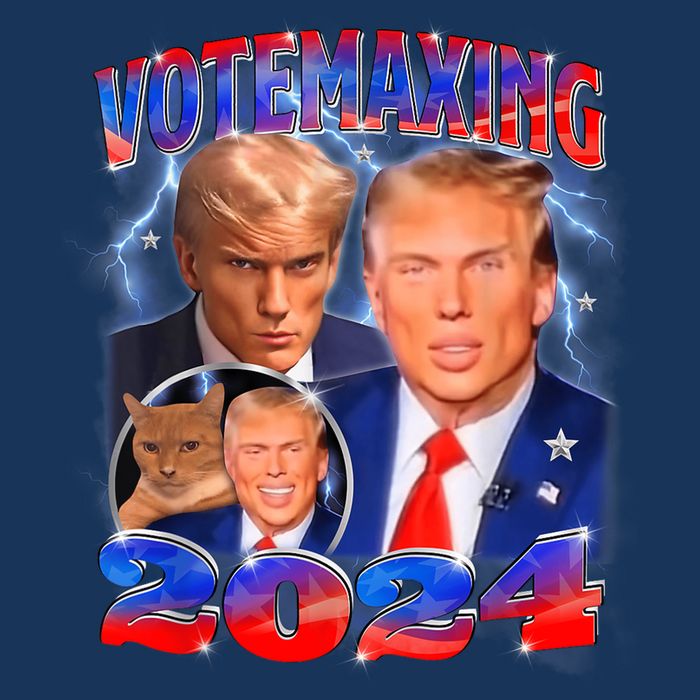Trump Votemaxing 2024 Looksmaxxing Funny Mewing Meme Infant Baby Jersey Bodysuit