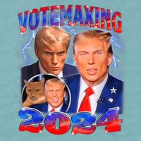 Trump Votemaxing 2024 Looksmaxxing Funny Mewing Meme Sueded Cloud Jersey T-Shirt