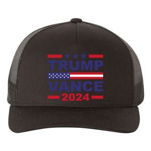 Trump Vance 2024 For President Vp Usa Election Patriotic Yupoong Adult 5-Panel Trucker Hat