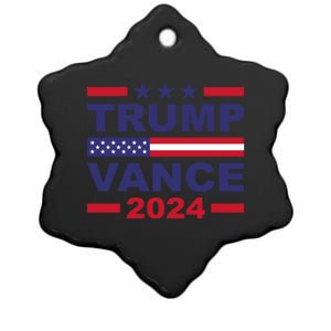 Trump Vance 2024 For President Vp Usa Election Patriotic Ceramic Star Ornament