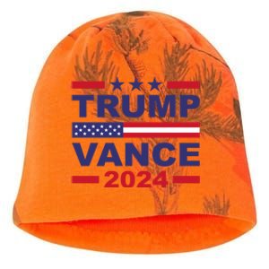 Trump Vance 2024 For President Vp Usa Election Patriotic Kati - Camo Knit Beanie