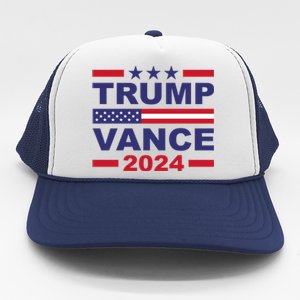 Trump Vance 2024 For President Vp Usa Election Patriotic Trucker Hat