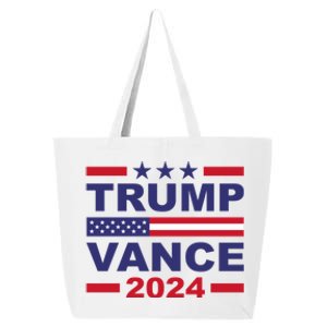 Trump Vance 2024 For President Vp Usa Election Patriotic 25L Jumbo Tote