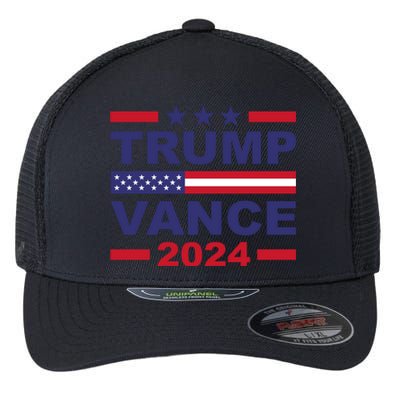 Trump Vance 2024 For President Vp Usa Election Patriotic Flexfit Unipanel Trucker Cap