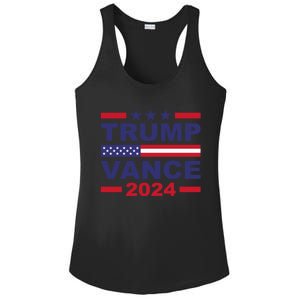 Trump Vance 2024 For President Vp Usa Election Patriotic Ladies PosiCharge Competitor Racerback Tank