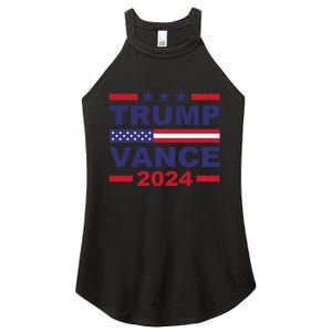 Trump Vance 2024 For President Vp Usa Election Patriotic Women's Perfect Tri Rocker Tank