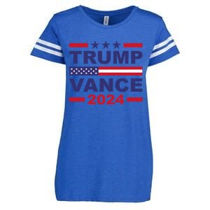 Trump Vance 2024 For President Vp Usa Election Patriotic Enza Ladies Jersey Football T-Shirt