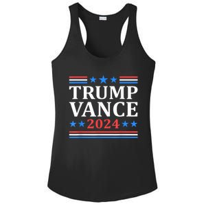 Trump Vance 2024 For President Vp Usa Election Patriotic Ladies PosiCharge Competitor Racerback Tank