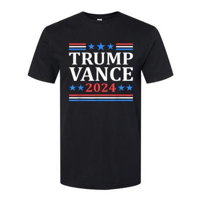 Trump Vance 2024 For President Vp Usa Election Patriotic Softstyle® CVC T-Shirt