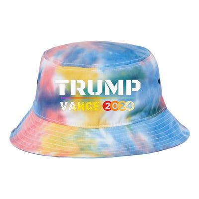 Trump Vance 2024 Vote Trump Patriotic American Tie Dye Newport Bucket Hat