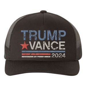 Trump Vance 2024 Retro Stripe Trump Jd Vance Yupoong Adult 5-Panel Trucker Hat