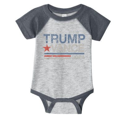 Trump Vance 2024 Retro Stripe Trump Jd Vance Infant Baby Jersey Bodysuit