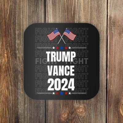 Trump Vance 2024 For President Vp Usa Election Patriotic Usa Coaster