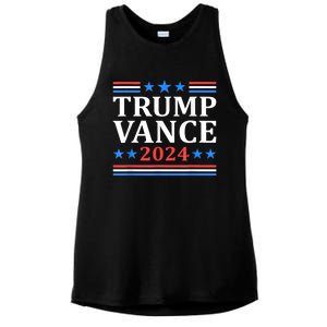 Trump Vance 2024 For President Vp Usa Election Ladies PosiCharge Tri-Blend Wicking Tank