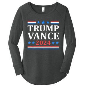 Trump Vance 2024 For President Vp Usa Election Women's Perfect Tri Tunic Long Sleeve Shirt