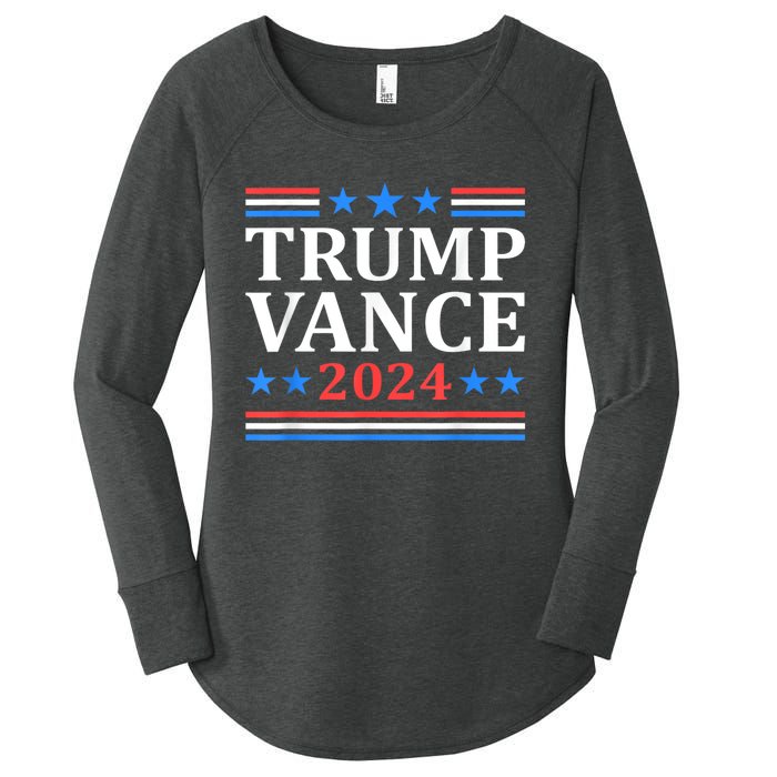 Trump Vance 2024 For President Vp Usa Election Women's Perfect Tri Tunic Long Sleeve Shirt