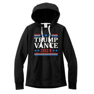 Trump Vance 2024 For President Vp Usa Election Women's Fleece Hoodie