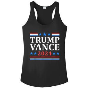 Trump Vance 2024 For President Vp Usa Election Ladies PosiCharge Competitor Racerback Tank