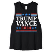 Trump Vance 2024 For President Vp Usa Election Women's Racerback Cropped Tank