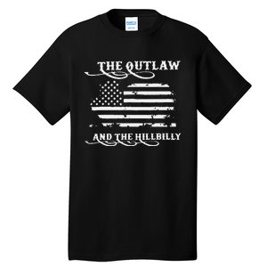 Trump Vance 2024 Outlaw Hillbilly Gift Tall T-Shirt