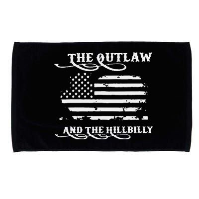 Trump Vance 2024 Outlaw Hillbilly Gift Microfiber Hand Towel