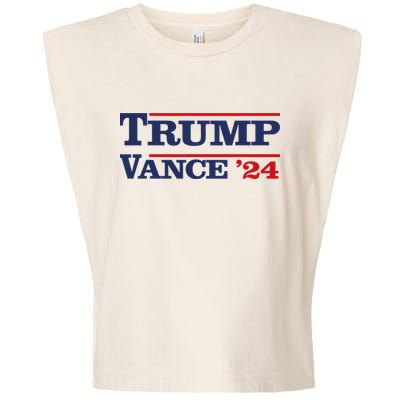 Trump Vance 24 Trump Vance 2024 Vote President 2024 Garment-Dyed Women's Muscle Tee