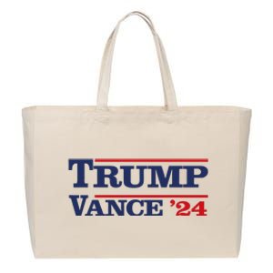 Trump Vance 24 Trump Vance 2024 Vote President 2024 Cotton Canvas Jumbo Tote