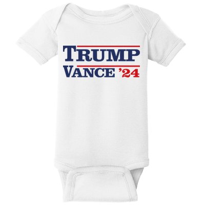 Trump Vance 24 Trump Vance 2024 Vote President 2024 Baby Bodysuit