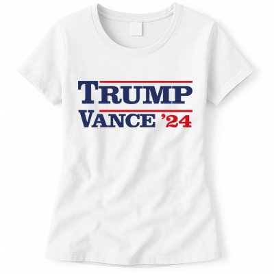 Trump Vance 24 Trump Vance 2024 Vote President 2024 Womens T-Shirt