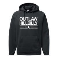 Trump Vance 2024 Outlaw Hillbilly Us Flag Vintage Performance Fleece Hoodie