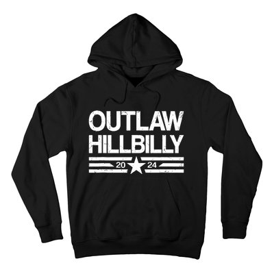 Trump Vance 2024 Outlaw Hillbilly Us Flag Vintage Hoodie