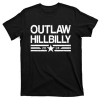 Trump Vance 2024 Outlaw Hillbilly Us Flag Vintage T-Shirt