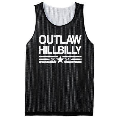 Trump Vance 2024 Outlaw Hillbilly Us Flag Vintage Mesh Reversible Basketball Jersey Tank