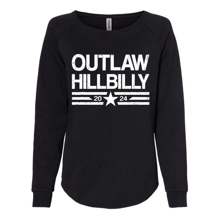 Trump Vance 2024 Outlaw Hillbilly Us Flag Vintage Womens California Wash Sweatshirt